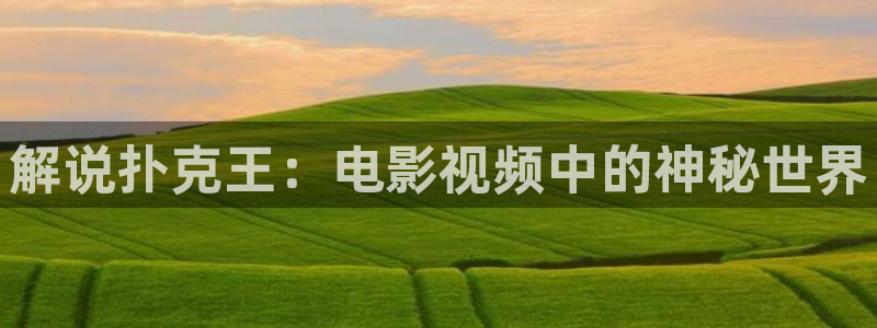 樱桃视频免费国产：解说扑克王：电影视频中的神秘世界