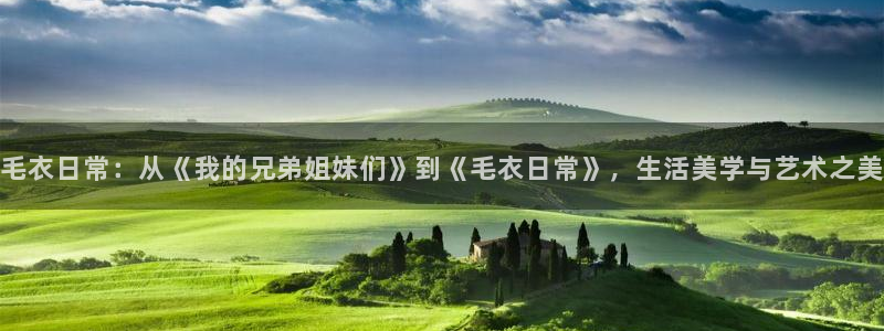 樱桃小视频在线视频观看：毛衣日常：从《我的兄弟姐妹们》到《毛衣日常》，生活美学与艺术之美