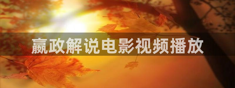 樱桃高清免费视频：嬴政解说电影视频播放
